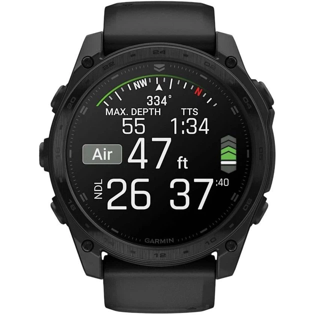 Смарт-годинник Garmin tactix 8 - 51 mm AMOLED Includes Applied Ballistics Ultralight Solver (010-03406-00/01) [129740] - зображення 10