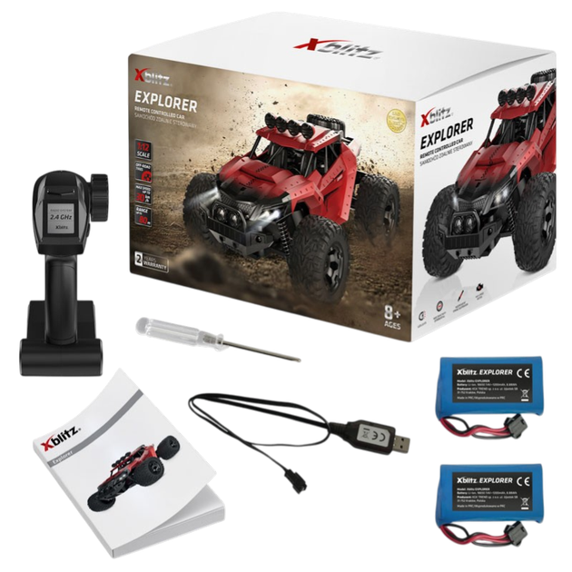 Samochód zdalnie sterowany Xblitz Explorer (XBL-BAB-RC002) (5902479676401) - obraz 4