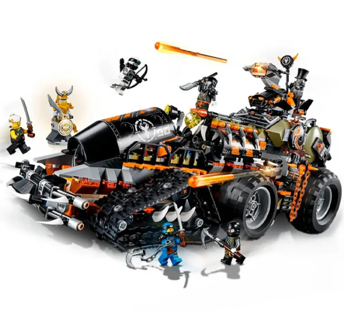 Конструктор NinjaSaga "Стремительный путешественник" 1480 деталей Нинзяго Ninjago 32158 - изображение 2