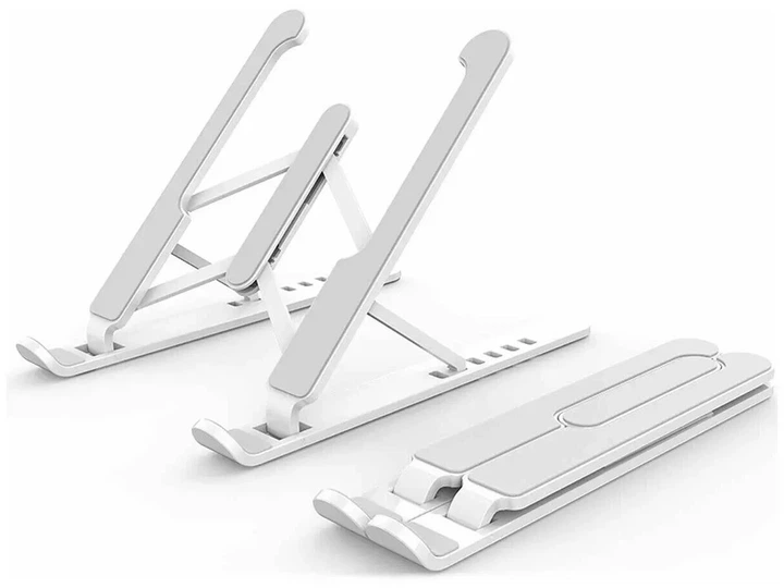 Підставка для ноутбука VHG X2 Foldable Laptop Stand Silver 213*215*15 мм, складана, пластикова - Фото 2 Підставка для ноутбука VHG X2 Foldable Laptop Stand Silver 213*215*15 мм, складана, пластикова - зображення 2