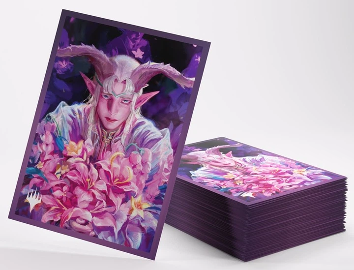 Протектори для карт Gamegenic Magic the Gathering - Lorwyn Eclipsed - Premium Art Sleeves - Dawnhand Eulogist (4251715422717) - зображення 3