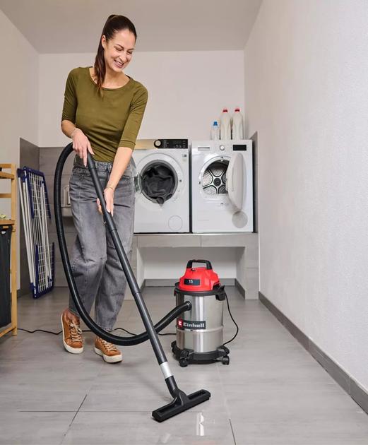 Einhell Пилосос професійний Einhell TC-VC 1540 S 900Вт 180мБар 15л 3.0кг - изображение 4