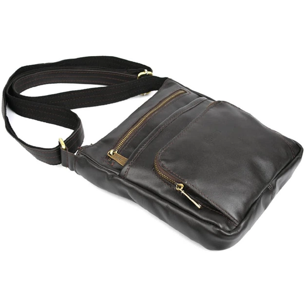 Мужская кожаная сумка мессенджер 22х25.5х3.5 см TARWA (2000003452125) - Фото 7 Мужская кожаная сумка мессенджер 22х25.5х3.5 см TARWA (2000003452125) - изображение 7