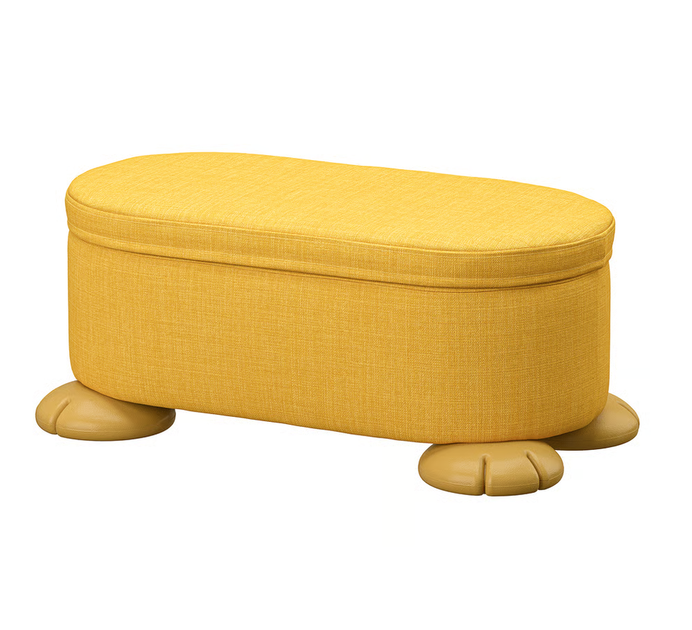 Пуф з місцем для зберігання жовтий Ikea GREJSIMOJS 106.031.80 - зображення 2