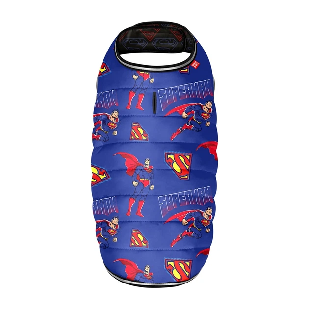 Курточка-накидка для собак WAUDOG Clothes, рисунок "Сила Супермена", M, А 37 см, B 52-62 см, С 36-47 см - изображение 2