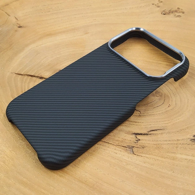 Ультратонкий чохол Air Carbon case with MagSafe iPhone 17 Pro Max Black - зображення 2