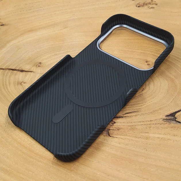 Ультратонкий чохол Air Carbon case with MagSafe iPhone 17 Pro Max Black - зображення 3