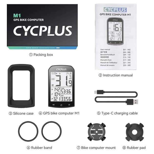 Велокомпьютер Cycplus M1 с GPS, ANT, Bluetooth 5.0 - изображение 10