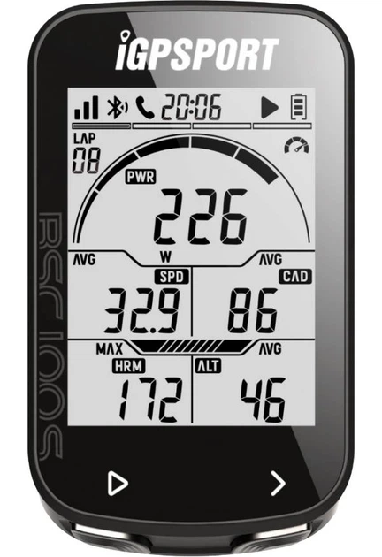 Велокомпьютер iGPSport BSC100S с GPS и подсветкой, Bluetooth 5.0/ANT+, Strava - изображение 2