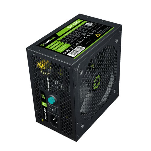 Блок живлення 600 Вт, GameMax VP-600, Black, 80+ Bronze, Active PFC, 12 см, 3xMolex / 5xSATA / 2x2+6-pin / 1x4+4-pin / 1x20+4-pin, захист OVP / UVP / OCP / OLP / OPP / SCP - изображение 5