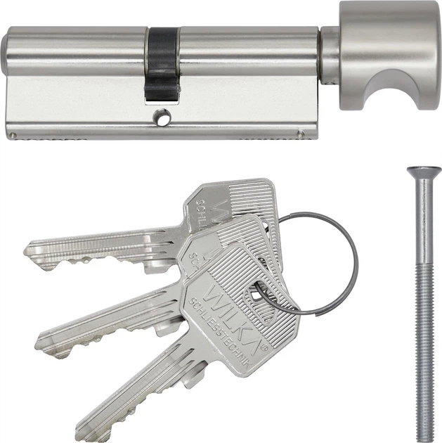 Цилиндр WILKA 1405 C K423 30/45g Никель (1405/70396/31) - изображение 3