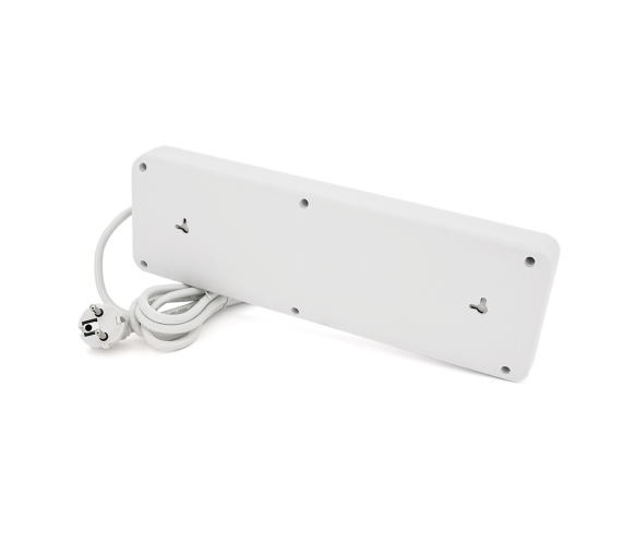 Мережевий фільтр-подовжувач QL-1077U 10 розеток 4-USB 2-Type-C білий - зображення 2