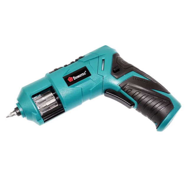 Аккумуляторная отвертка Domotec 10382 3.6V с 6 битами и патроном HEX 1/4 Blue (3_07875) - Фото 2 Аккумуляторная отвертка Domotec 10382 3.6V с 6 битами и патроном HEX 1/4 Blue (3_07875) - изображение 2