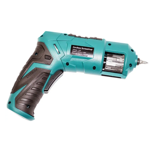 Аккумуляторная отвертка Domotec 10382 3.6V с 6 битами и патроном HEX 1/4 Blue (3_07875) - Фото 3 Аккумуляторная отвертка Domotec 10382 3.6V с 6 битами и патроном HEX 1/4 Blue (3_07875) - изображение 3