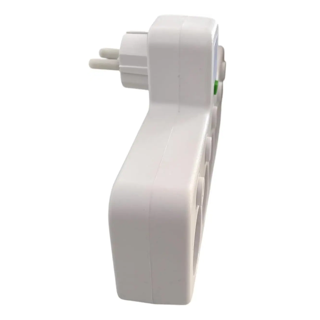 Сетевой фильтр RIAS 8625UL LED 4 розетки 2 USB 1 Type-C 2500W White (3_07878) - изображение 5