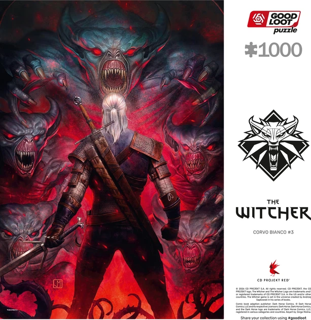 Пазли Good Loot Comic Book The Witcher Corvo Bianco 1000 деталей (5908305251040) - зображення 5