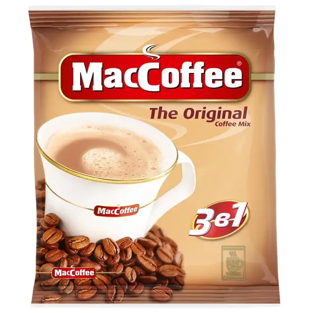 Кавовий напій MacCoffee 3в1 Арабіка Блок 20г х 20 шт. (109932) - Фото 1 Кавовий напій MacCoffee 3в1 Арабіка Блок 20г х 20 шт. (109932) - зображення 1