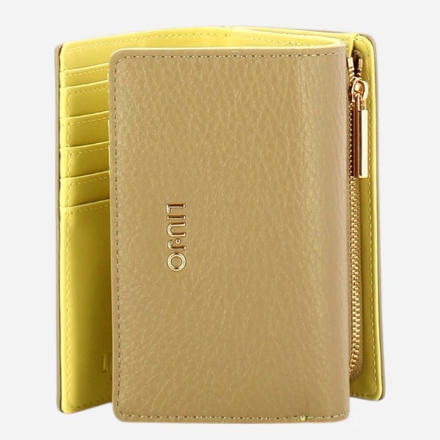 Гаманець жіночий зі штучної шкіри для карток Liu Jo AA6172E1109-01679 Бежевий (800070353823) - зображення 3