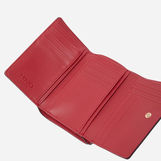 Гаманець жіночий зі штучної шкіри для карток Liu Jo AA6172E1109-22222 Чорний (800070353824) - зображення 3