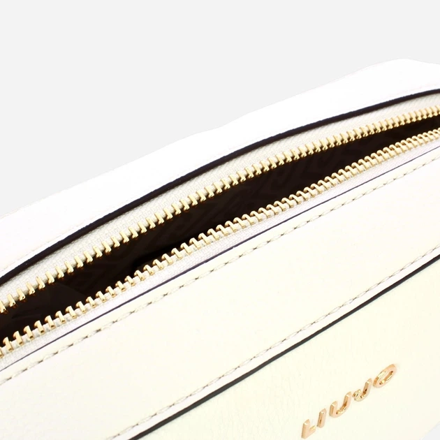 Сумка крос-боді через плече жіноча зі штучної шкіри маленька Liu Jo AA6211E1012-X0459 Молочна (800070353890) - зображення 4