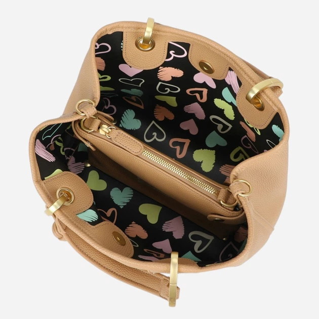 Torebka crossbody damska mała Braccialini B18841-YY-367 Beżowa - obraz 5