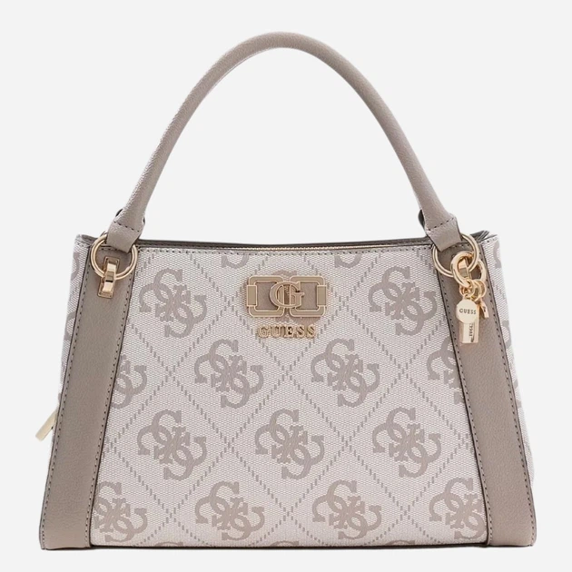 Сумка крос-боді через плече жіноча зі штучної шкіри середня Guess HWOS9901060-DKO Бежева (800070352302) - зображення 4