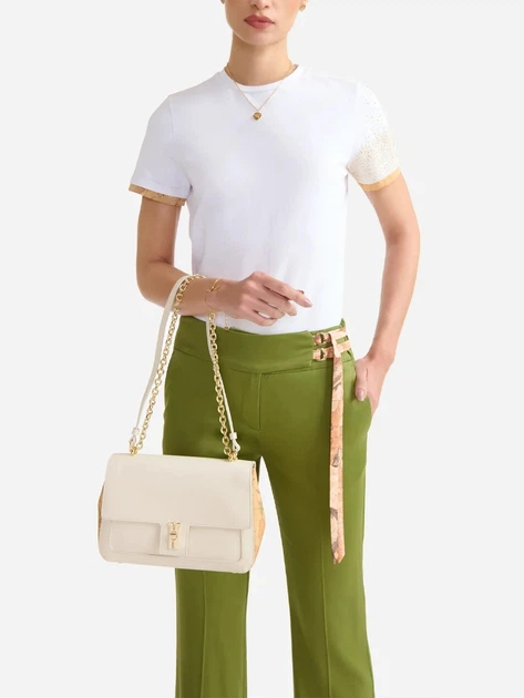 Torebka crossbody damska mała 1A Classe LF02T407-0905 Mleczna - obraz 2