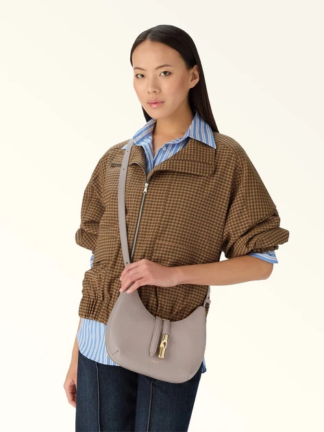 Сумка крос-боді жіноча з натуральної шкіри маленька Furla WB01500BX33534488S1007 Бежева (800070352160) - зображення 2