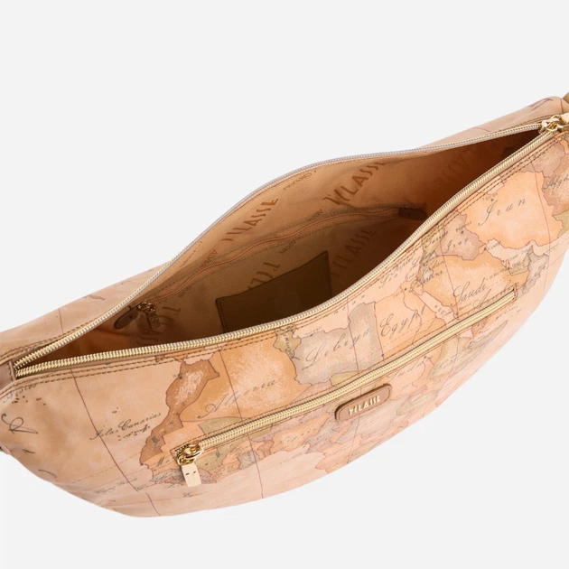 Torba na ramię damska A4 1A Classe LE54S578-0970 Brązowa - obraz 3