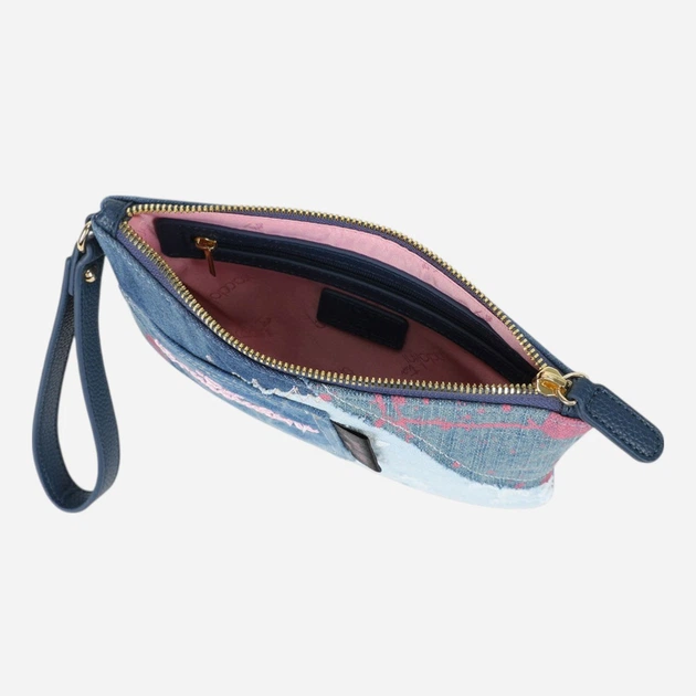 Косметичка жіноча Braccialini B18990-TY-200 Синя (800070356079) - зображення 4