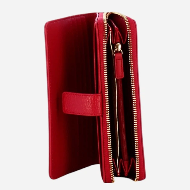 Гаманець жіночий зі штучної шкіри для карток Liu Jo AA6201E1109-91862 Червоний (800070353868) - зображення 3
