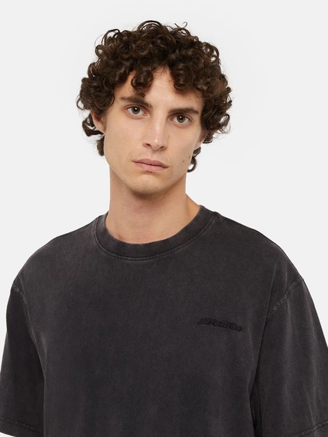 Футболка довга бавовняна чоловіча Dickies DK0A866BH861 L Чорна (800070331054) - зображення 4