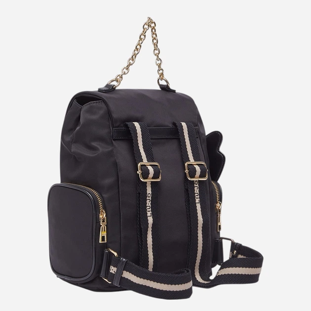 Рюкзак жіночий тканинний Liu Jo AA6174T382A-22222 Чорний (800070353828) - зображення 2