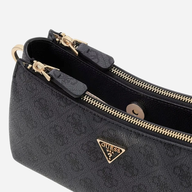 Torebka bagietka damska mała Guess HWBG9672730-CLO Czarna - obraz 4