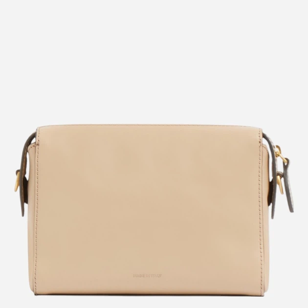 Сумка крос-боді через плече жіноча з натуральної шкіри маленька The Bridge 04290401-TH Молочна (800070354482) - зображення 4