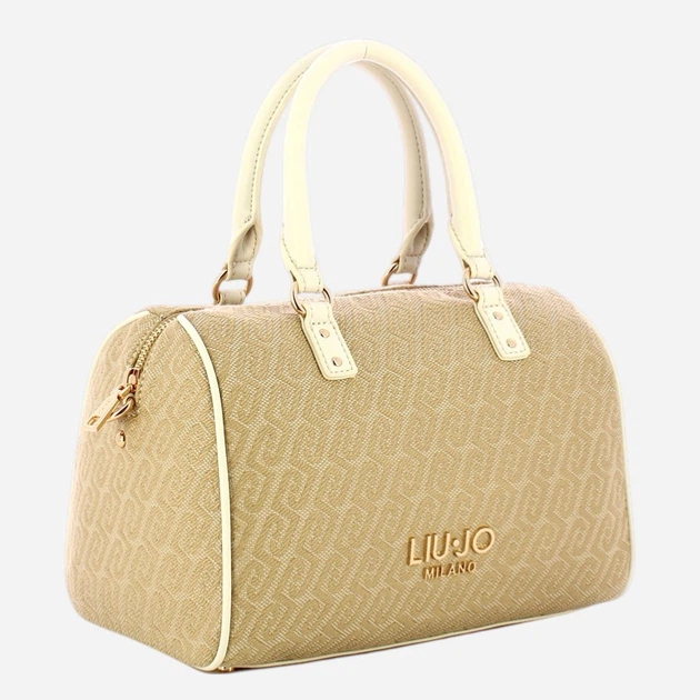 Сумка крос-боді через плече жіноча тканинна середня Liu Jo AA6052T378A-00005 Бежева (800070353718) - зображення 3