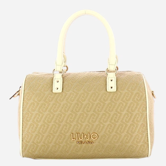 Сумка крос-боді через плече жіноча тканинна середня Liu Jo AA6052T378A-00005 Бежева (800070353718) - зображення 4