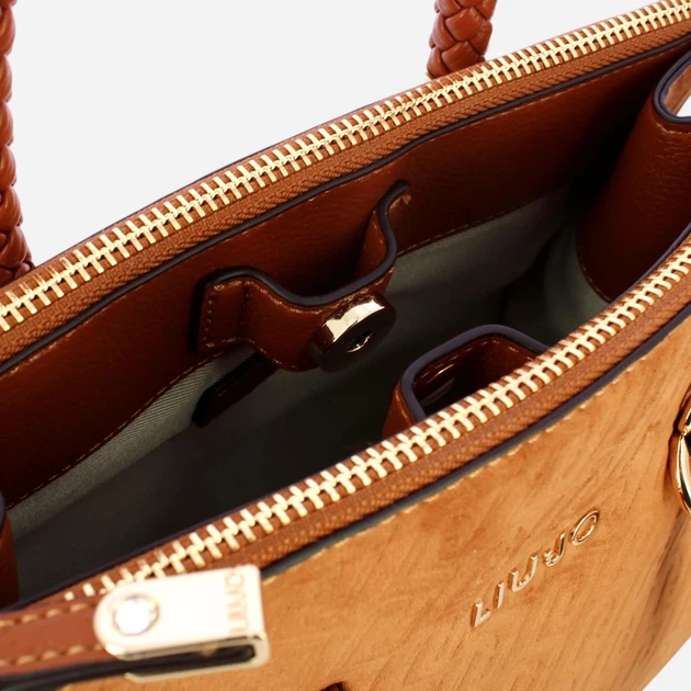 Torebka crossbody damska mała Liu Jo AA6069T384A-X0742 Brązowa - obraz 5