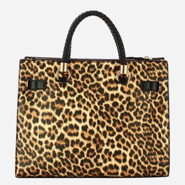 Сумка крос-боді через плече жіноча зі штучної шкіри середня Liu Jo AA6086E1119-00047 Чорний/Коричневий (800070353739) - зображення 2