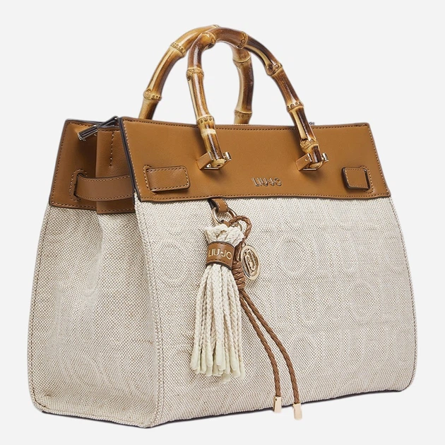 Сумка крос-боді через плече жіноча середня Liu Jo AA6086T381A-00005 Бежева (800070353740) - зображення 3