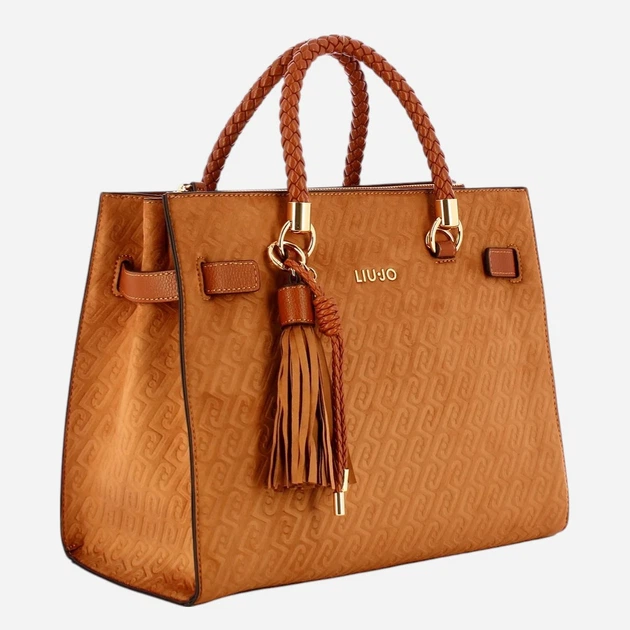 Сумка крос-боді через плече жіноча середня Liu Jo AA6086T384A-X0742 Коричнева (800070353741) - зображення 3