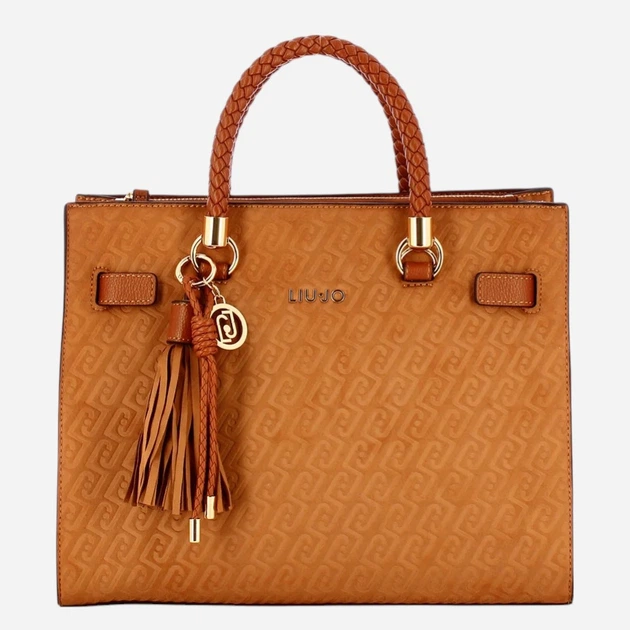 Сумка крос-боді через плече жіноча середня Liu Jo AA6086T384A-X0742 Коричнева (800070353741) - зображення 4