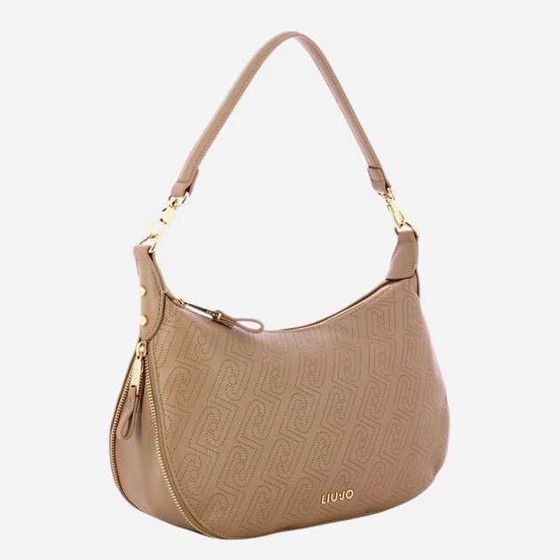 Сумка крос-боді через плече жіноча зі штучної шкіри середня Liu Jo AA6133ES026-71409 Світло-коричнева (800070353767) - зображення 3