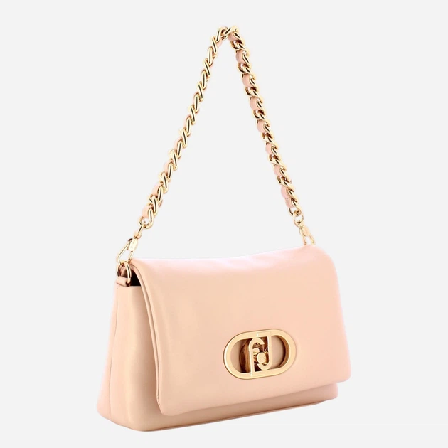 Сумка крос-боді через плече жіноча зі штучної шкіри середня Liu Jo AA6148E0953-X0758 Світло-рожева (800070353780) - зображення 3