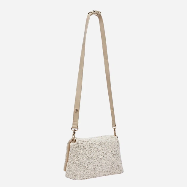 Torebka crossbody damska materiałowa Liu Jo AA6148J3865-X0459 Mleczna - obraz 2