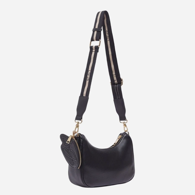 Сумка крос-боді через плече жіноча зі штучної шкіри маленька Liu Jo AA6180E1012-22222 Чорна (800070353831) - зображення 3