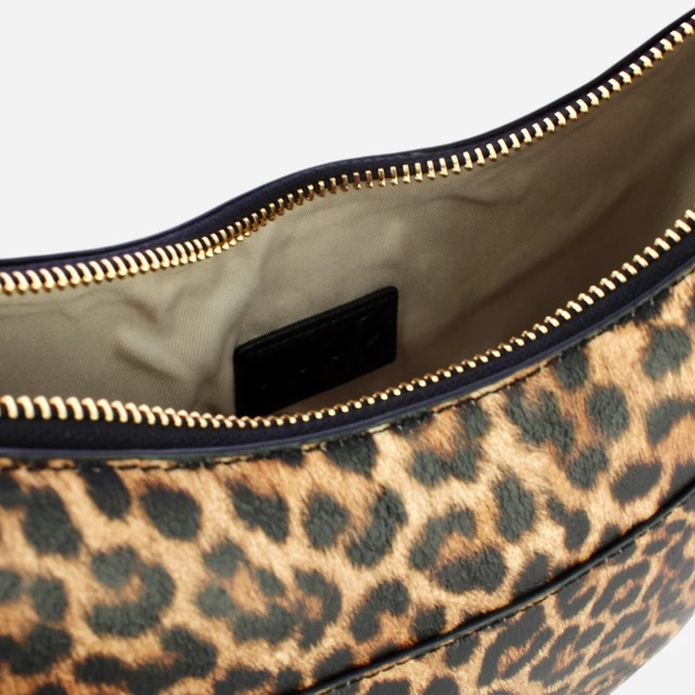 Сумка крос-боді через плече жіноча зі штучної шкіри середня Liu Jo AA6186E1119-00047 Чорний/Коричневий (800070353841) - зображення 4