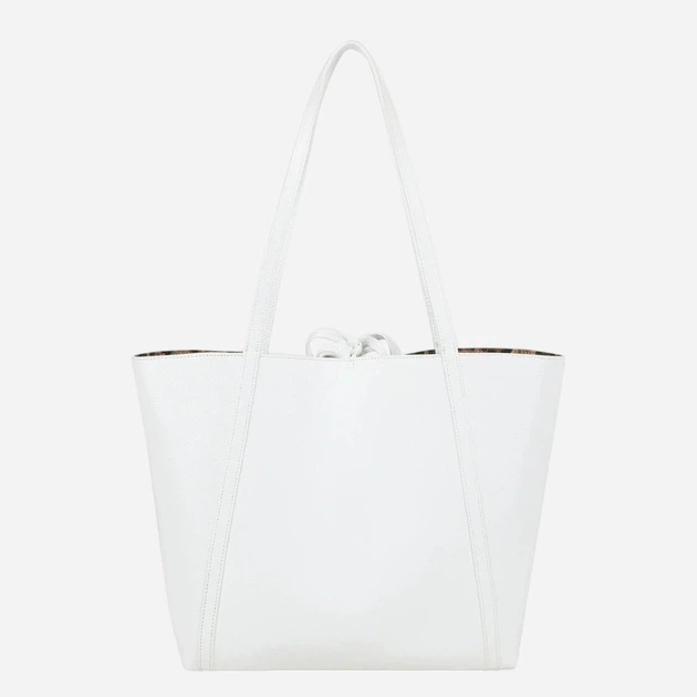 Torebka shopper damska skórzana Braccialini B19035-PP-001 Biała - obraz 3