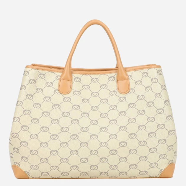 Torebka shopper damska skórzana Braccialini B19051-PP-305 Beżowa - obraz 3