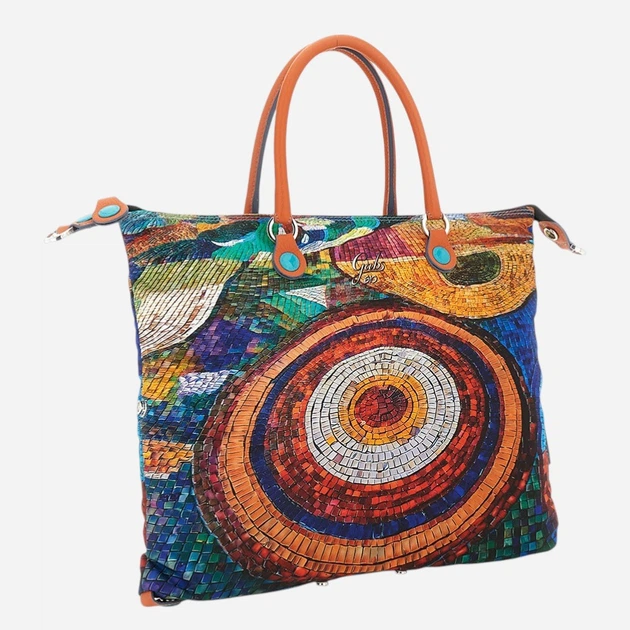 Torebka shopper damska duża Gabs G000030T2X1719-S0610 Pomarańczowa - obraz 3